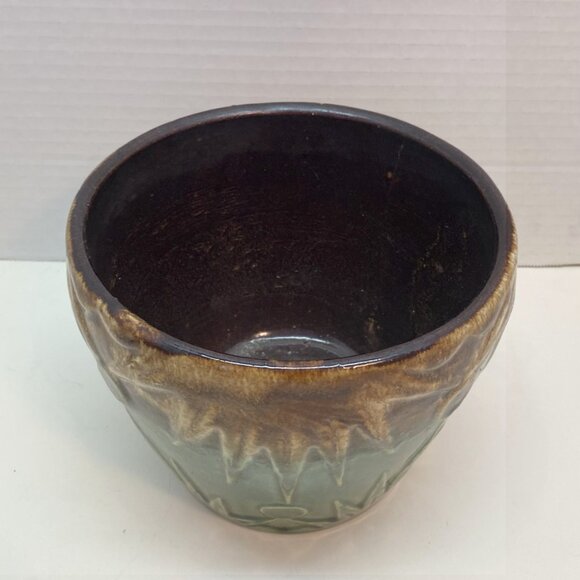 Robinson Ransbottom Pottery RRPCo Vintage Planter , Sun and Moon Pattern - Picture 2 of 5